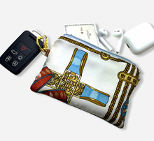 Load image into Gallery viewer, Designer Scarf Pouch Key Chains