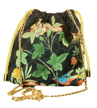 Load image into Gallery viewer, Designer Scarf Crossbody Drawstring Bag