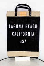 Load image into Gallery viewer, Market Tote | Laguna Beach | Black Jute