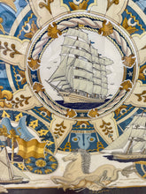 Load image into Gallery viewer, Vintage Scarf Framed HERMÈS | L'air Marin
