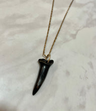 Load image into Gallery viewer, Shark's Tooth Necklaces set in 14 Karat Gold