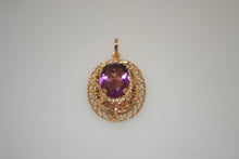 Load image into Gallery viewer, Vintage Amethyst Pendant &quot;STEVIE&quot;
