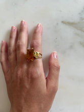 Load image into Gallery viewer, Vintage Orange Stone Ring &quot;PALOMA&quot;
