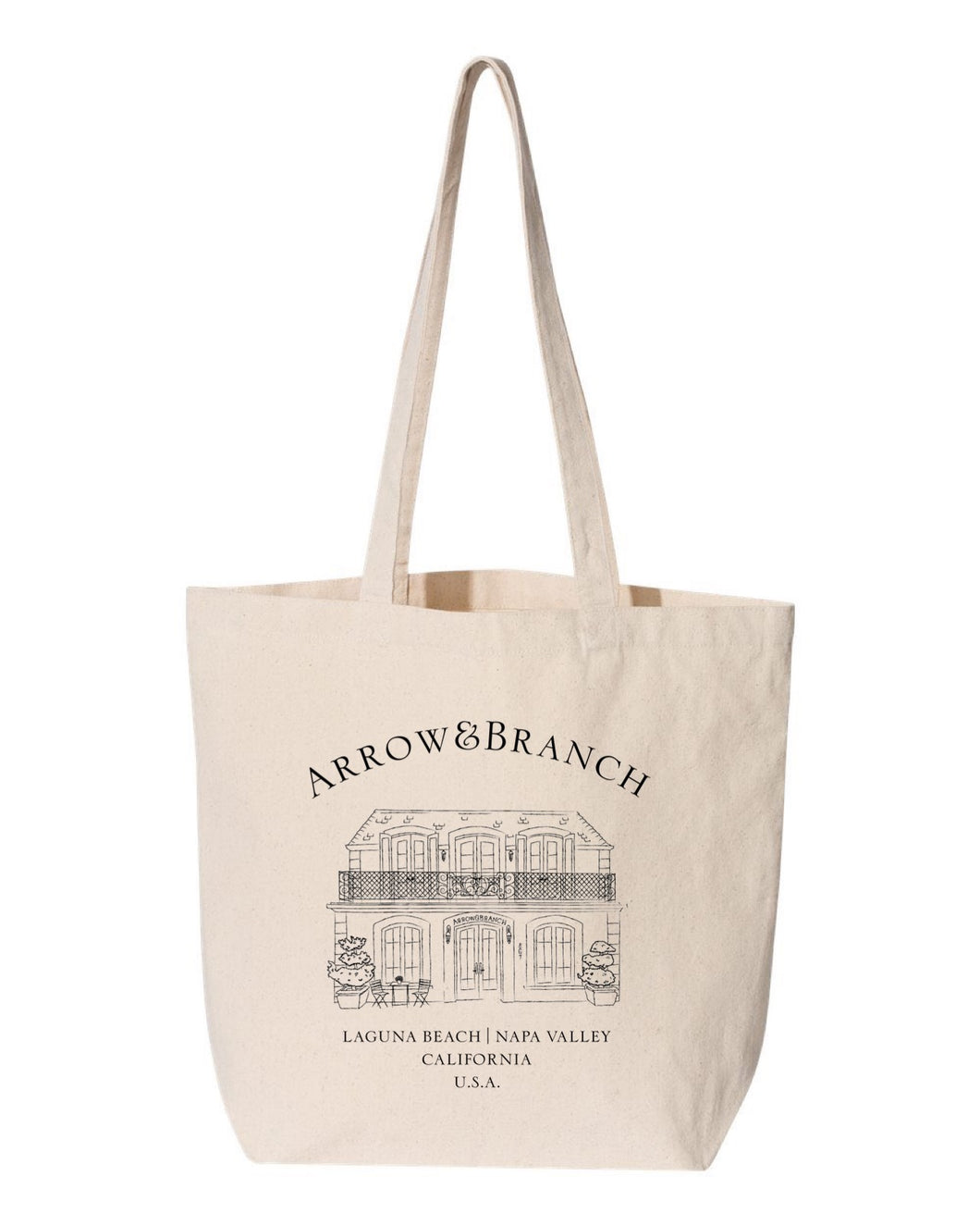 Canvas A&B Logo Tote