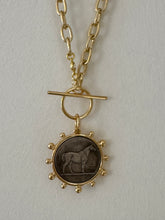 Load image into Gallery viewer, Horse Coin Toggle Necklace
