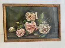 Load image into Gallery viewer, Vintage Rose Still Life Painting
