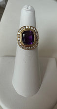 Load image into Gallery viewer, Vintage Amethyst Cocktail Ring
