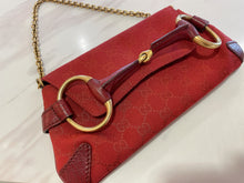 Load image into Gallery viewer, Vintage Gucci Red Horsebit 1955 Bag
