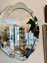 Load image into Gallery viewer, Preowned Oval Mirror Etched
