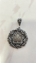 Load image into Gallery viewer, Pre-owned Sterling Silver French Medal Pendant
