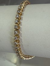 Load image into Gallery viewer, Vintage Petite Diamond Tennis Bracelet
