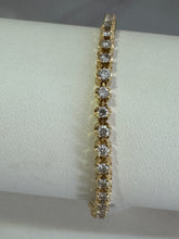 Load image into Gallery viewer, Vintage Petite Diamond Tennis Bracelet

