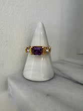 Load image into Gallery viewer, Vintage Purple Sapphire &quot;Ursula&quot; Ring
