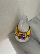 Load image into Gallery viewer, Vintage Purple Sapphire &quot;Ursula&quot; Ring
