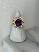 Load image into Gallery viewer, Vintage Amethyst Cocktail Ring
