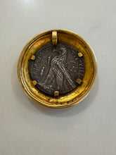 Load image into Gallery viewer, Ancient Greek Coin Pendant 22k
