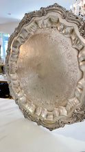Load image into Gallery viewer, Silverplate 15&quot; Round Tray
