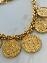 Load image into Gallery viewer, Karl Lagerfeld for Fendi Coin Necklace
