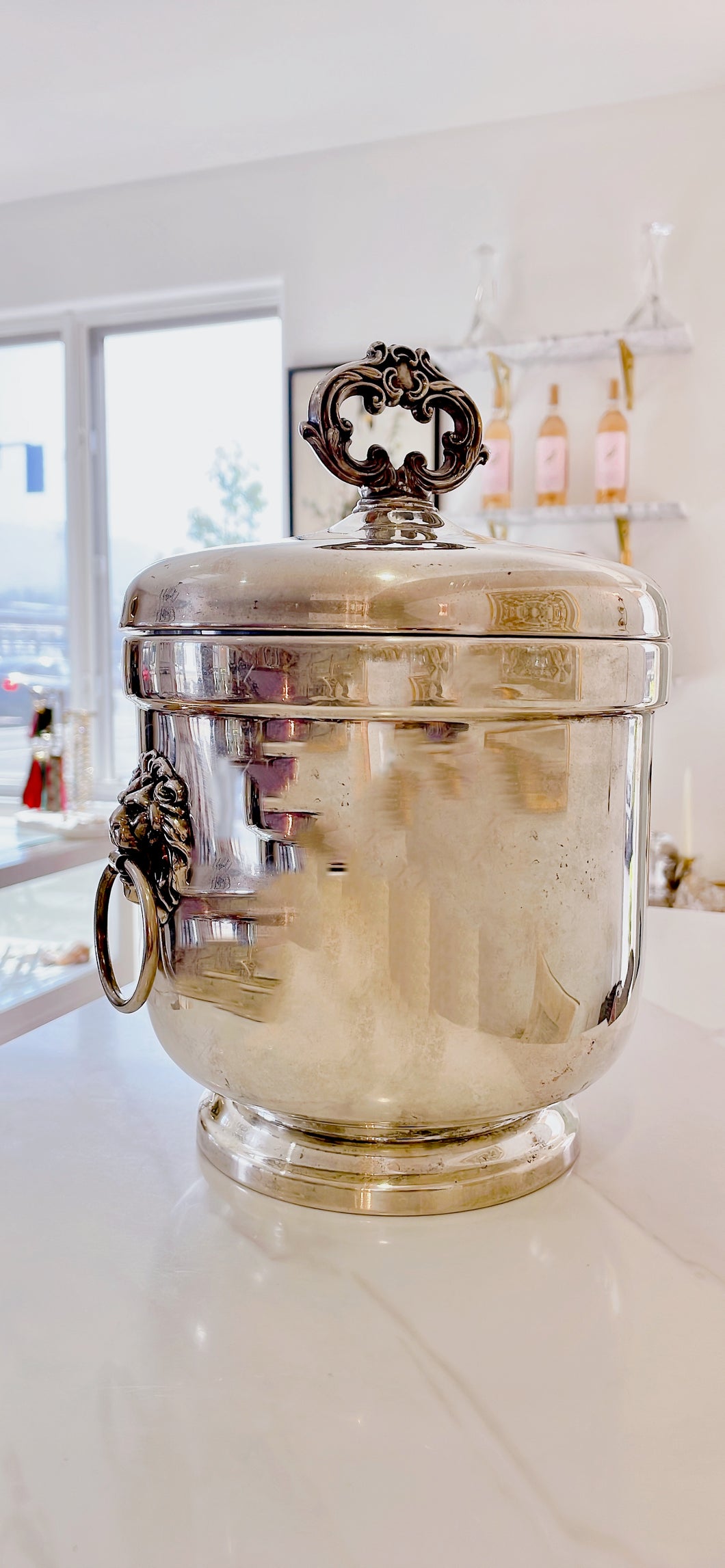 Vintage silver plated Champagne ice bucket