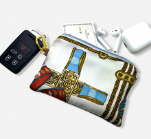 Load image into Gallery viewer, Designer Scarf Pouch Key Chains
