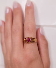 Load image into Gallery viewer, Vintage Pink Sapphire Ring &quot;Rosie&quot;
