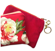 Load image into Gallery viewer, Designer Scarf Pouch Key Chains
