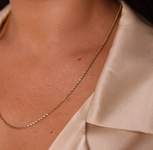 Load image into Gallery viewer, Vintage Gold Rope Chain Necklace &quot;Eloise&quot;

