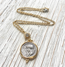 Load image into Gallery viewer, Greek Coin Necklace
