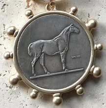 Load image into Gallery viewer, Horse Coin Toggle Necklace
