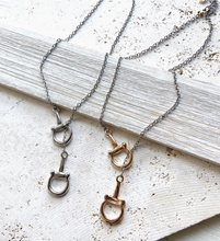 Load image into Gallery viewer, Horsebit Lariat Necklace

