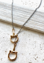 Load image into Gallery viewer, Horsebit Lariat Necklace
