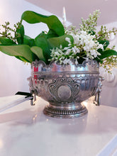 Load image into Gallery viewer, Vintage Silverplate Flower Pot
