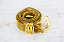 Load image into Gallery viewer, Gold Chain Belt with Buckle Size M
