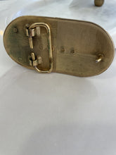 Load image into Gallery viewer, Buckle brass/black preowned
