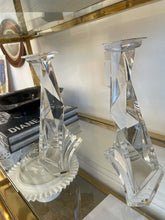 Load image into Gallery viewer, Baccarat by Salvador Dali Crystal Candlesticks/Pair
