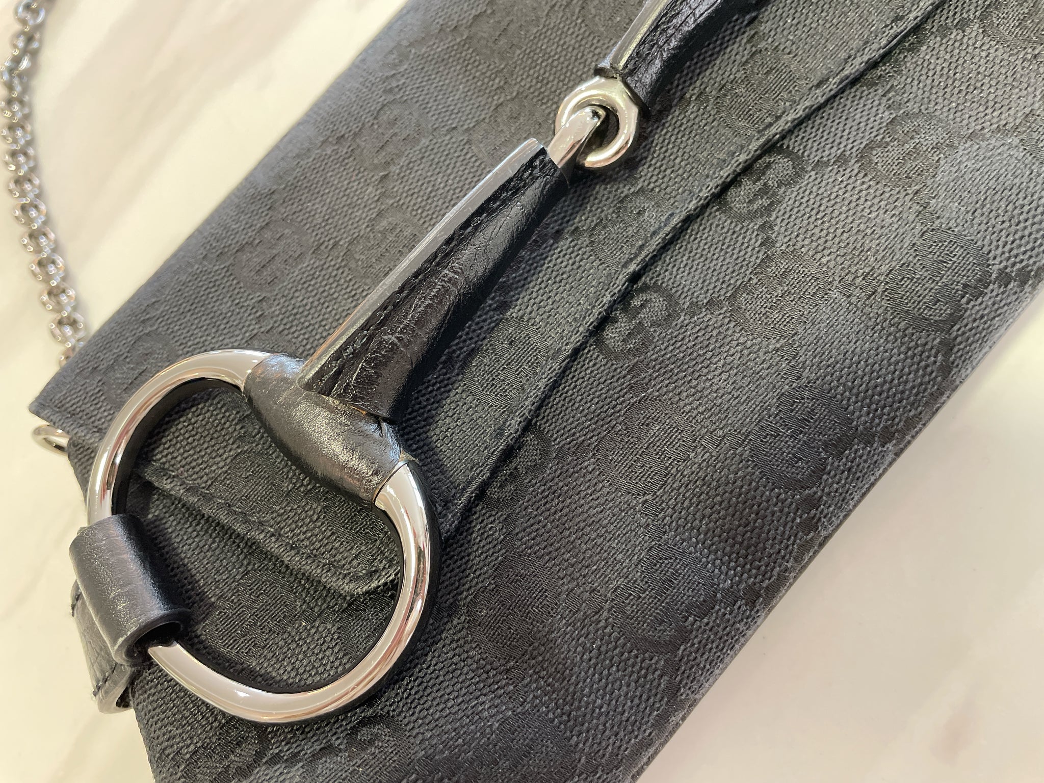 Gucci Horsebit Black Leather bag by Tom Ford