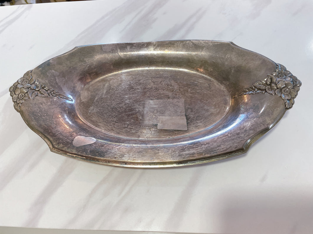 Silverplate Oval Tray