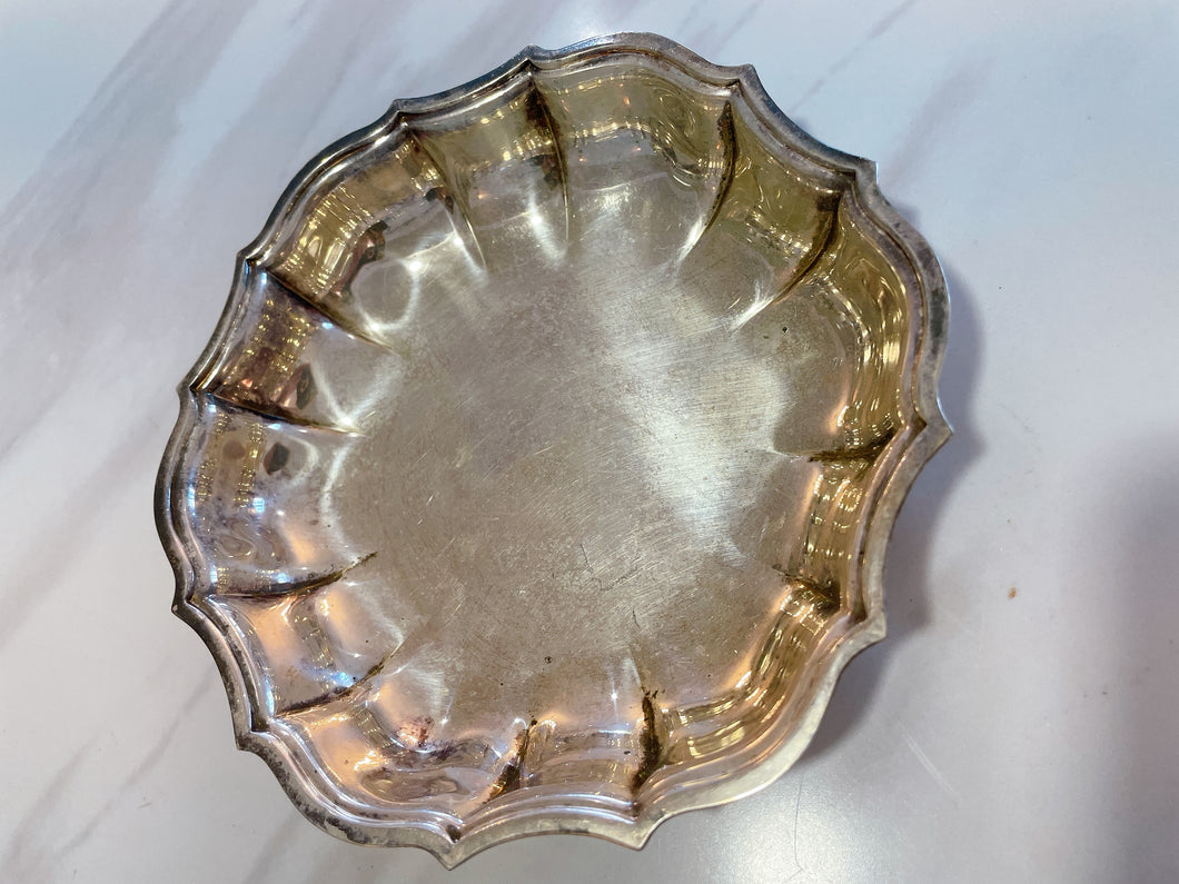 Silverplate Round Dish