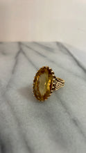 Load image into Gallery viewer, Vintage Citrine Cocktail Ring
