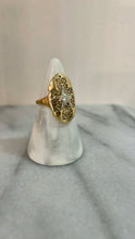 Load image into Gallery viewer, Antique Oblong Star Ring w/Diamond

