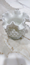 Load image into Gallery viewer, Vintage Milk Glass Ruffle Vase
