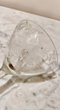 Load image into Gallery viewer, Vintage Floral Etched Coupes set/5
