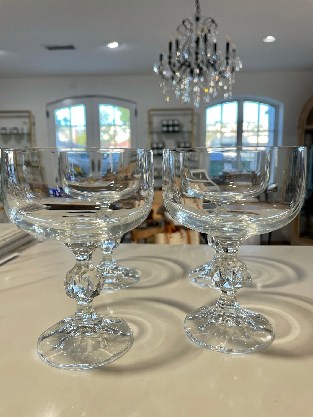 Crystal Coupes Set of 4