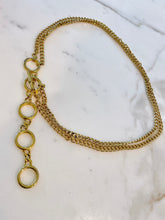 Load image into Gallery viewer, Vintage Gold Chain Belt
