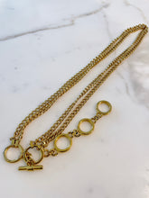 Load image into Gallery viewer, Vintage Gold Chain Belt
