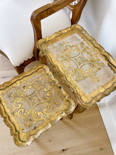 Load image into Gallery viewer, Vintage Florentine Nesting Tables pair

