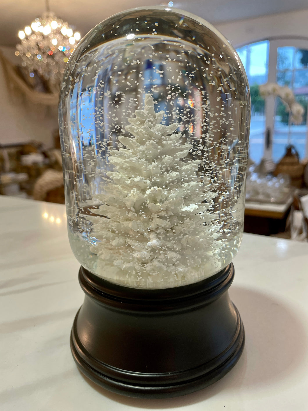 Ornamental - Musical Snow Globe Tree