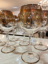 Load image into Gallery viewer, Vintage Crystal Wine Glasses set/6
