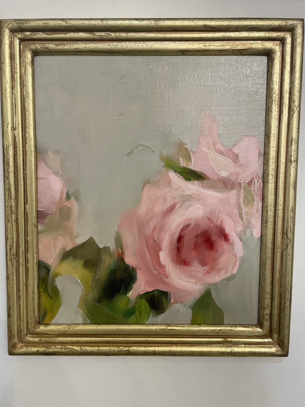 Oil Painting on Canvas - Pink Roses