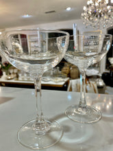 Load image into Gallery viewer, Vintage Coupes Classic Crystal Pair/2 Glasses
